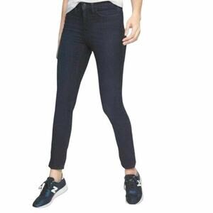 Athleta Sculptek Denim Skinny Jeans Overdye Wash Women's 6 Petite